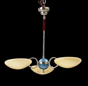TAKLAMPA, art deco, 1900-talets första hälft. Höjd 62 cm.