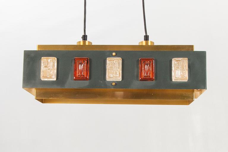 An Einar Bäckström ceiling pendant later part of the 20th century.