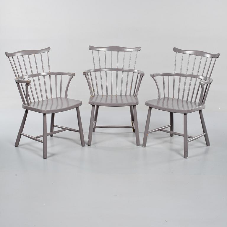 KARMSTOLAR, 3 st, 1900-talets andra hälft.