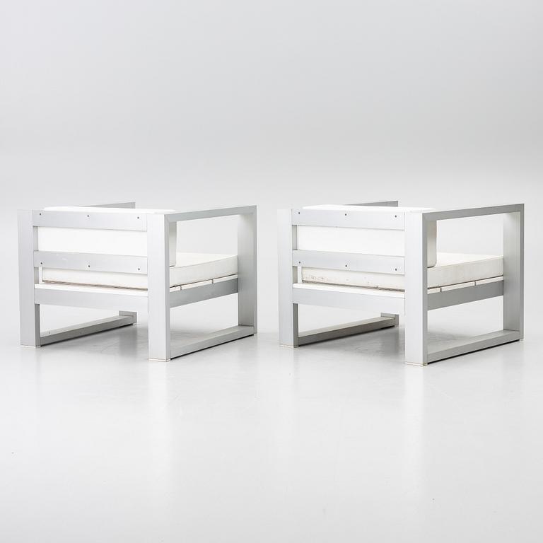 Ramón Esteve, a pair of outdoor easy chairs, "Na Xemena", Gandia Blasco, Spain, contemporary.