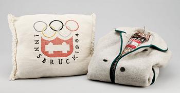 JACKA samt KUDDE, olympiska spelen i Innsbruck 1964.