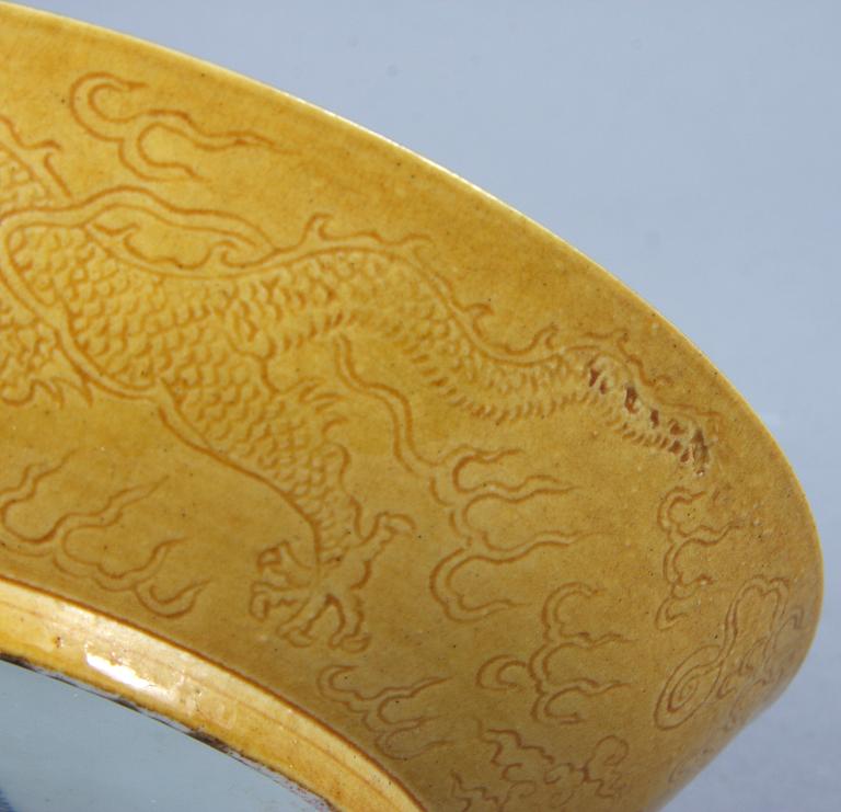SKÅL, porslin, Kina, 1900-tal.