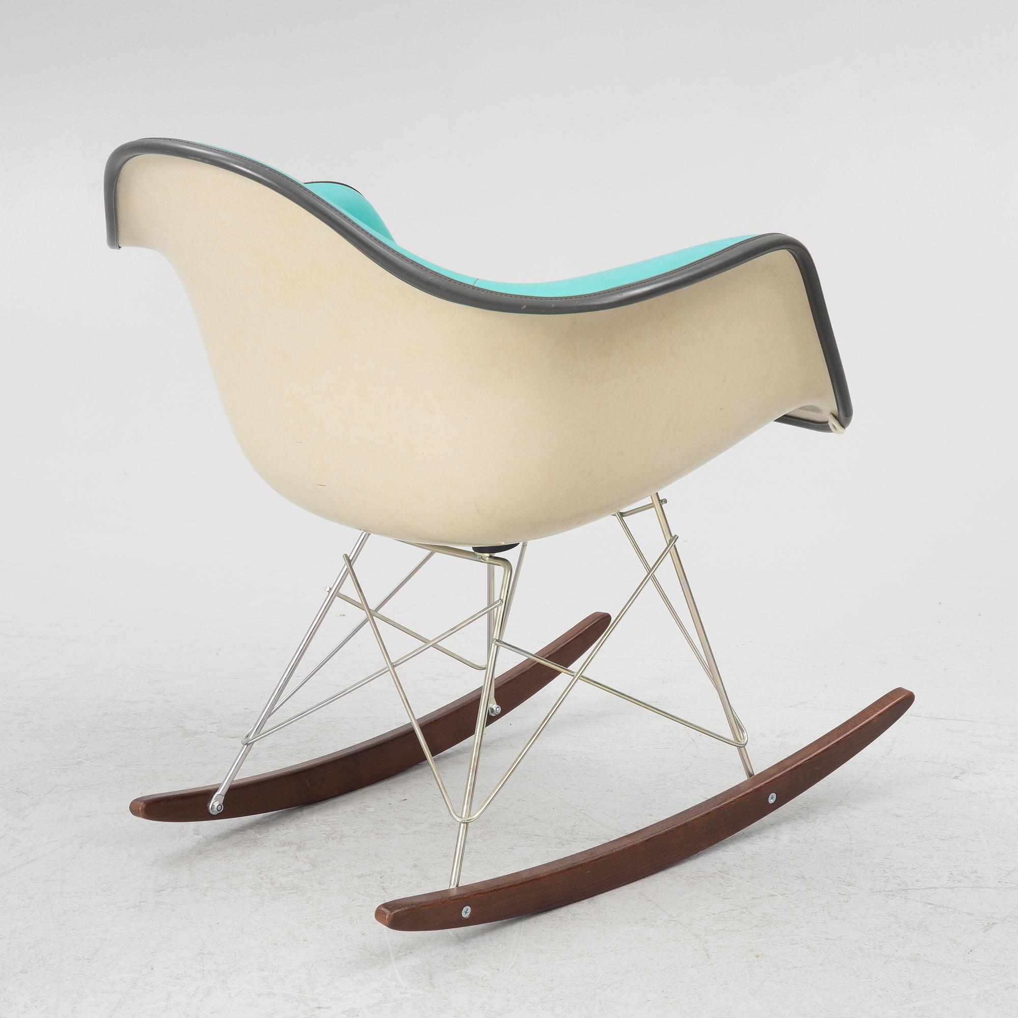 Charles & Ray Eames, a "RAR" rocking chair, Herman Miller second half of the 20th century.