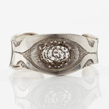 Claës E. Giertta, a sterling silver bracelet, Stockholm 1989.
