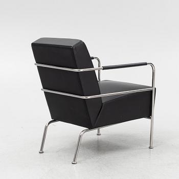 Gunilla Allard, a leather upholstered 'Cinema' easy chair, Lammhults.