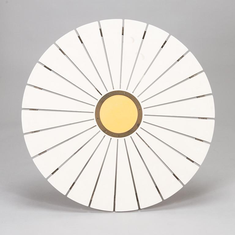 Alvar Aalto, A five-piece 'Aurinko' (Sun-series) garden furniture suite for Artek 2006.