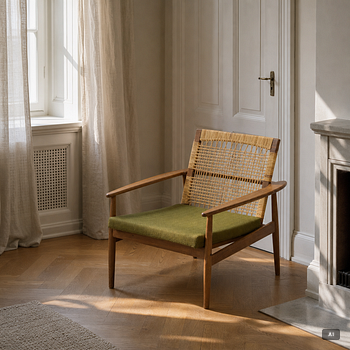 Hans Olsen, an armchair, Brdr. Juhl Kristensen, Denmark, 1950s/60s.