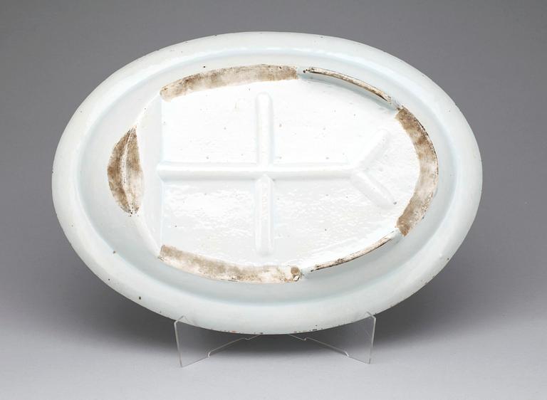 STEKFAT, porslin, Kina, 1800-tal.