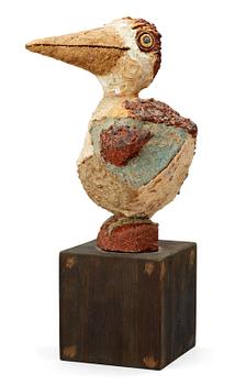 929. A Tyra Lundgren stoneware figure of a bird.