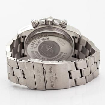 Breitling, Superocean, chronometre, 500m, wristwatch, 44 mm.