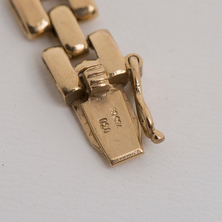 COLLIER, Bucherer, 18K guld, briljantslipade diamanter.