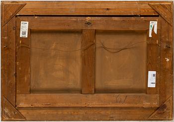 Johan Tirén, olja på duk lagd på pannå, signerad.