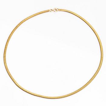 Necklace in ca. 20K gold.