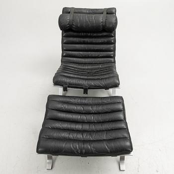 Arne Norell, "Ari", armchair with footstool, Norell Möbel AB.