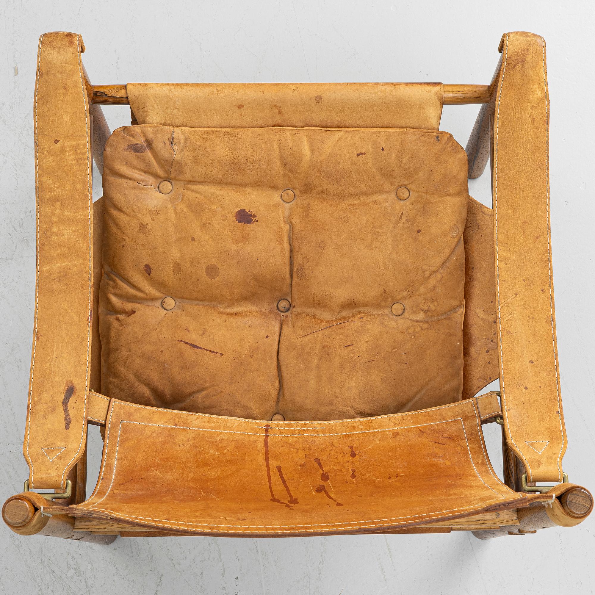 Arne Norell, a pair of 'Sirocco' armchairs, Norell Möbel, 1960s-70s.