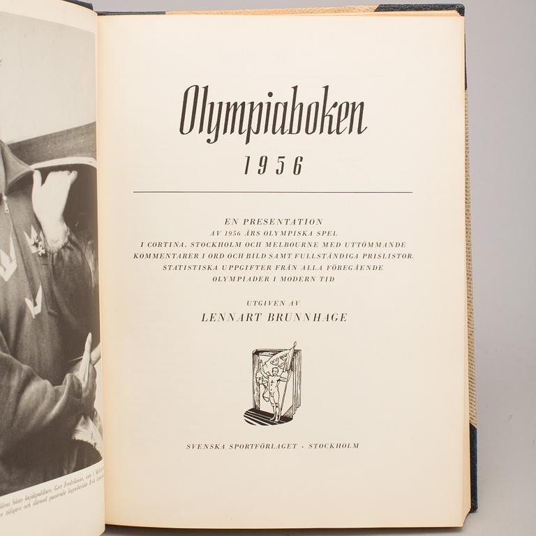 two books "Olympiska spelen 1896-1948" and "Olympiaboken 1956".