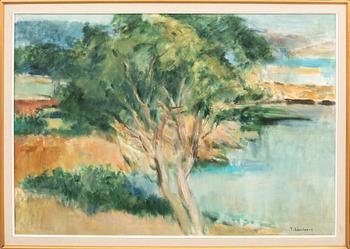 Thor Lindroos, oil on canvas signed.