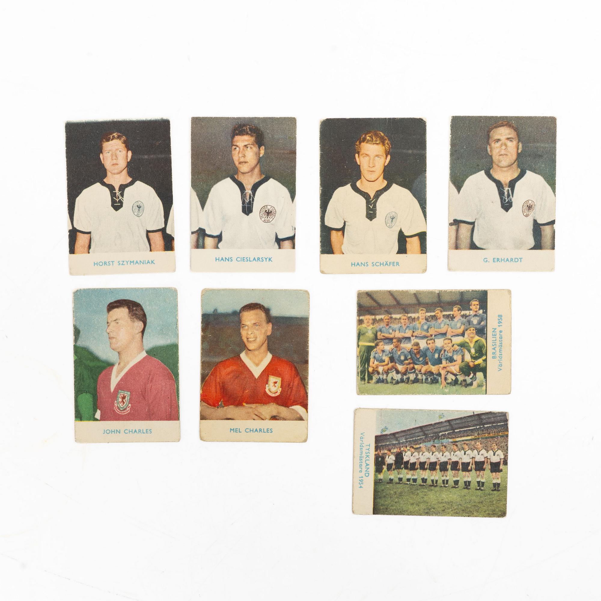 Samlar bilder, Alfabilder från fotbolls-VM 1958.