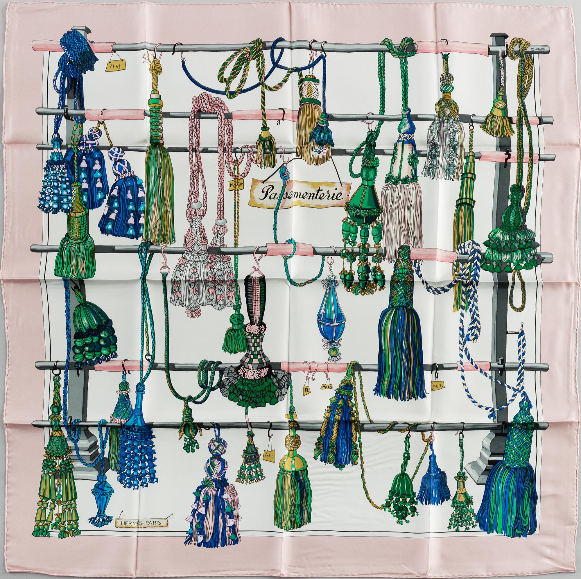 HERMÈS, scarf, 'Passementeri'.