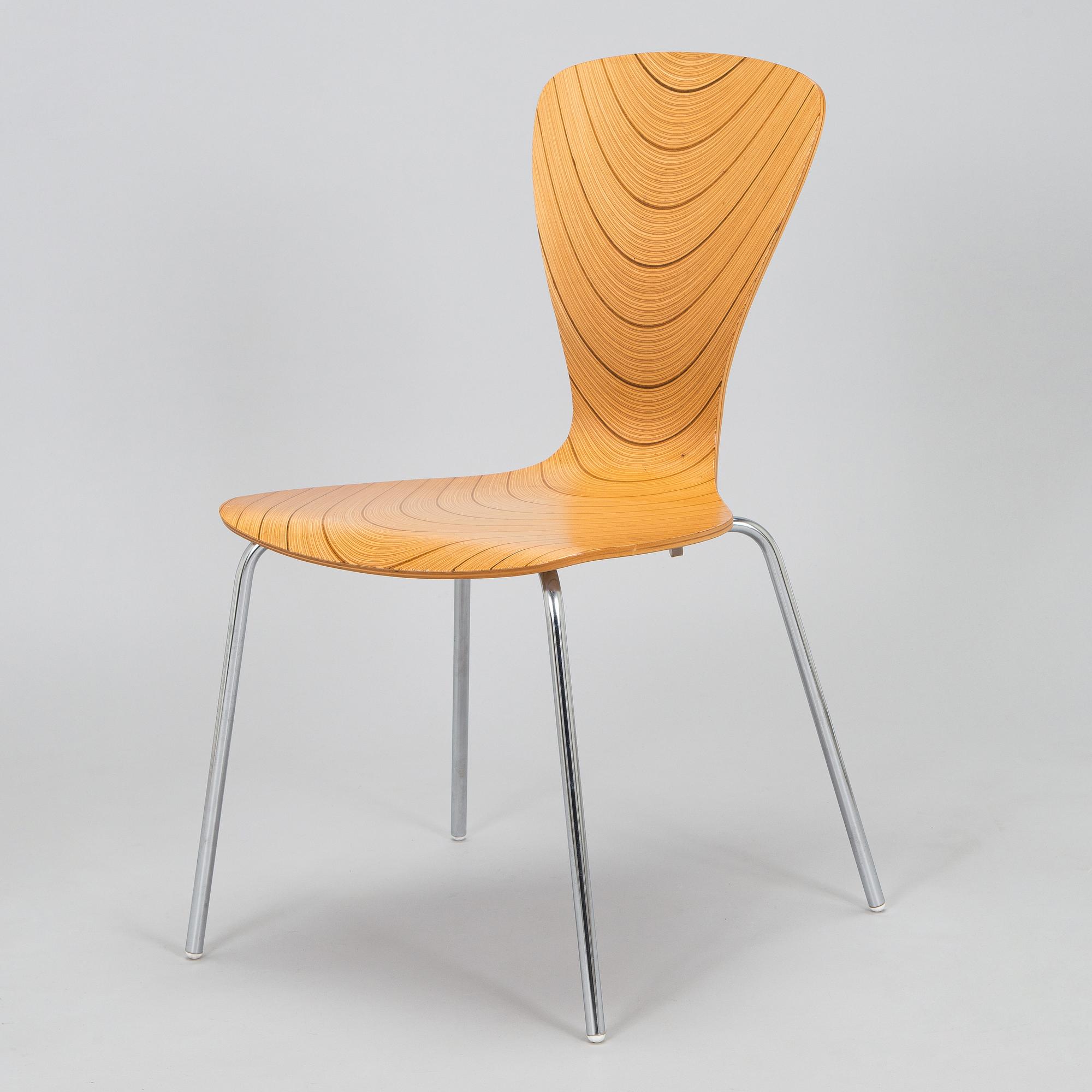Tapio Wirkkala, a mid-20th century 'Nikke' chair for Asko Finland.