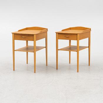 Sängbord, ett par, AB. Erik Andersson & Co Snickerifabrik, Rottne, 1950/1960-tal.