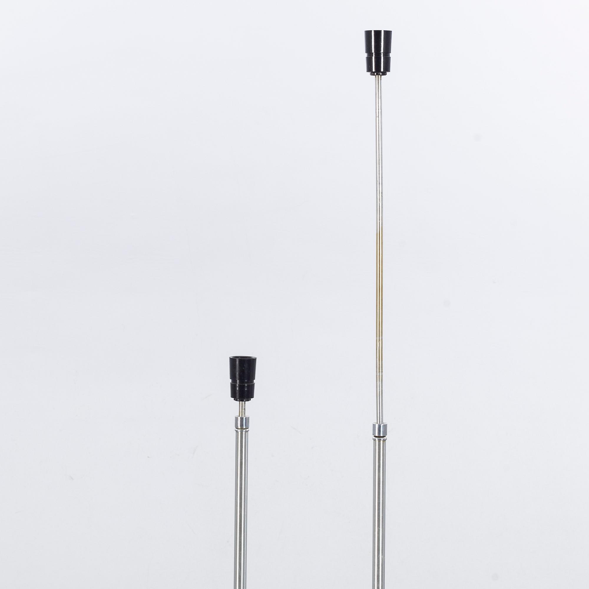 CARL FAGERLUND, golvlampor ett par 1900-talets andra hälft.