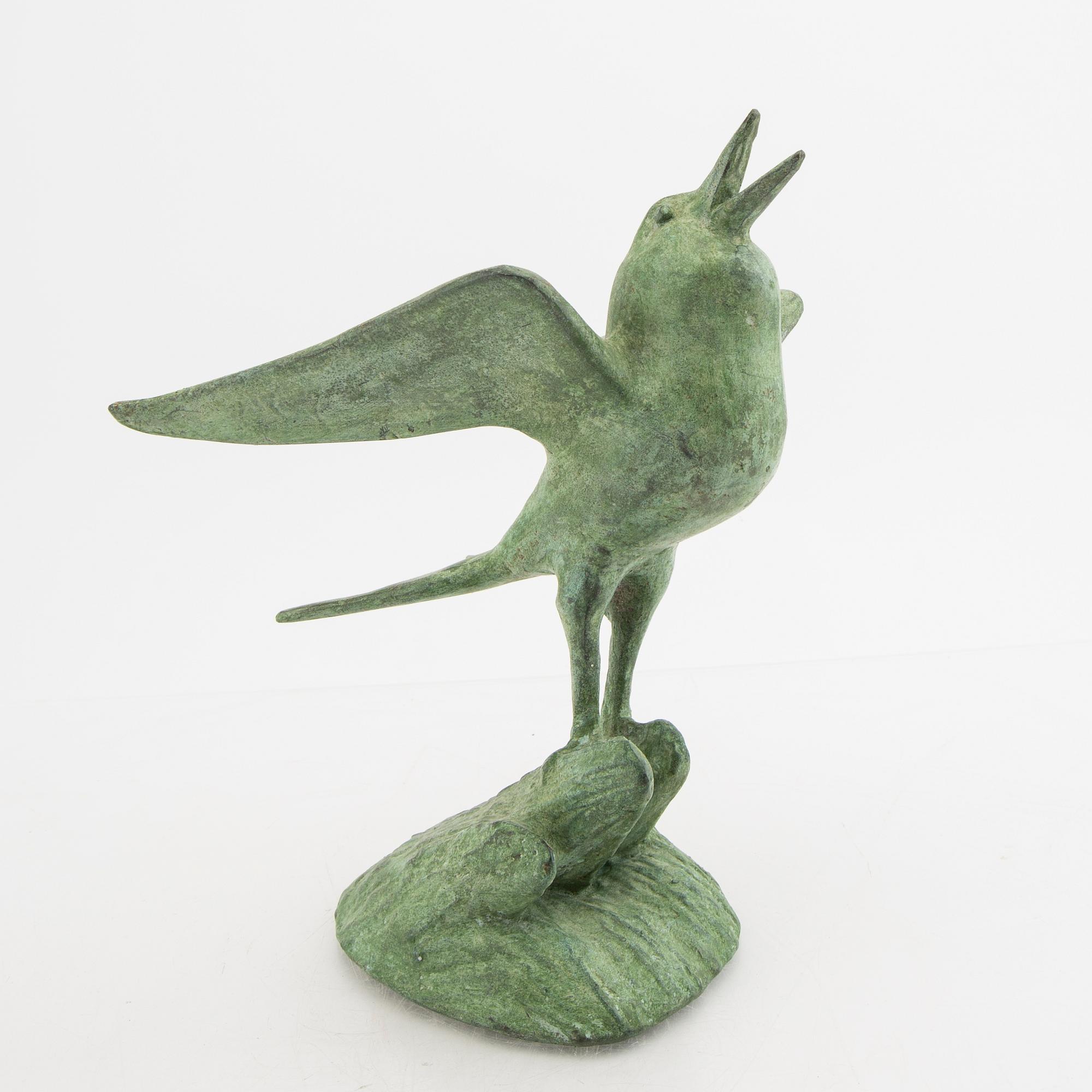 Carl Milles efter, skulptur brons, märkt Millesgården.