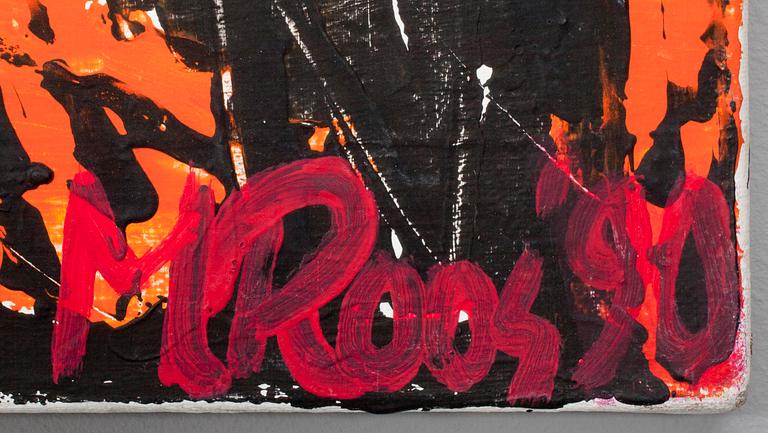 MATTS ROOS, akryl på duk, signerad och daterad -90.