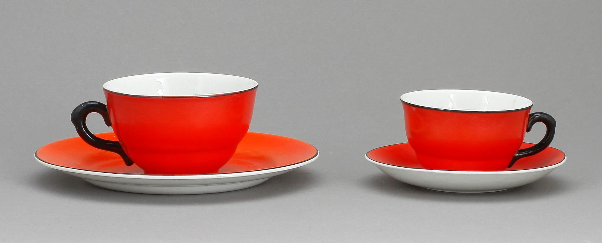 KAFFESERVIS, 29 delar, porslin, Gefle.