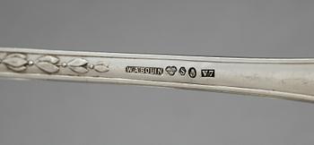 BESTICKUPPSÄTTNING, 109 delar, silver. WA Bolin, Stockholm, mest 1920-23. Tot ca 4722 gram.