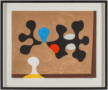 PIERRE OLOFSSON, lithograph in colours, signed and numbered 166/210.