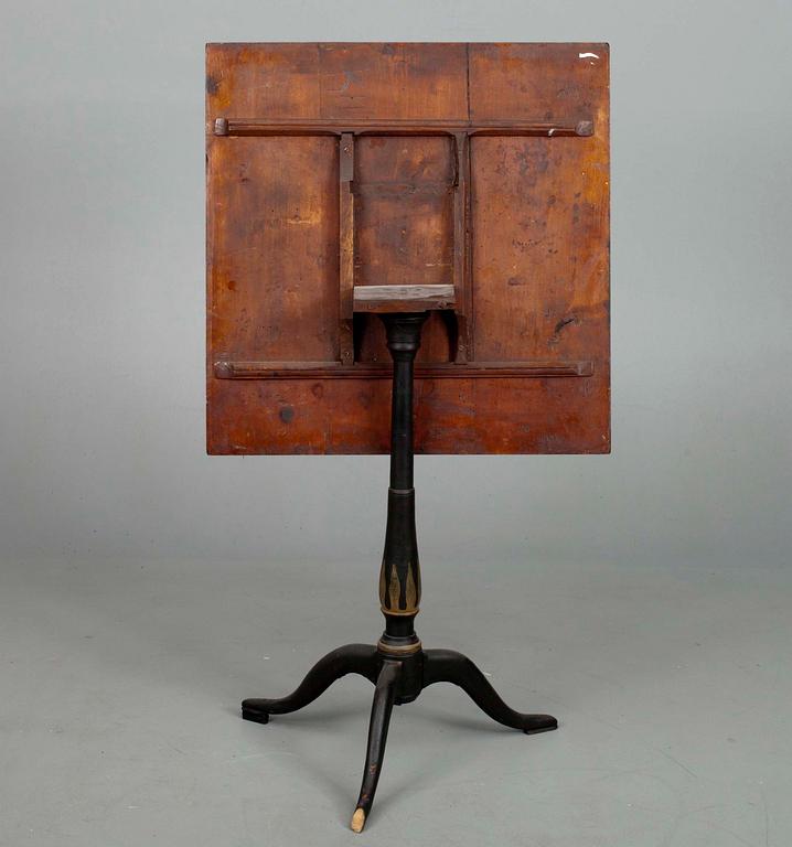 FÄLLBORD, målat trä, 1700-tal.