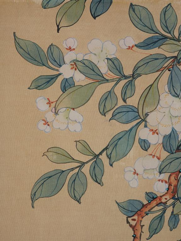 Unidentified artist, two watercolour paintings, 20th century.