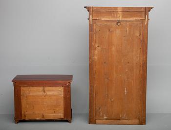 SPEGEL och KONSOLBORD, Biedermeier, Finland 1800-talets första hälft.