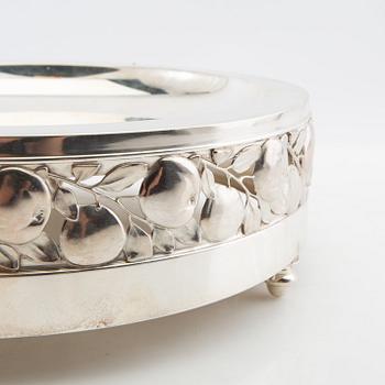 Bowl, silver plate, Kayser, Germany, first half of the 20th century.