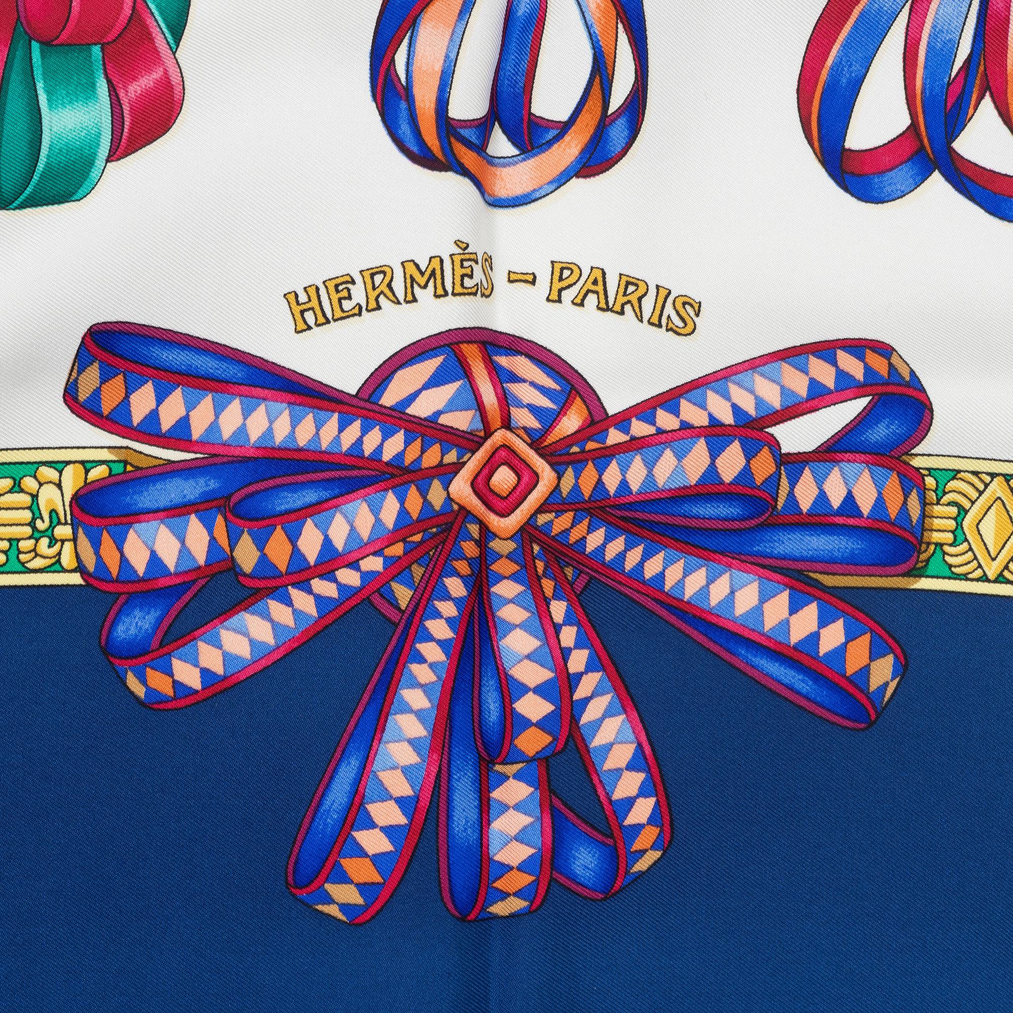 Hermès, scarf, "Les Rubans du Cheval".