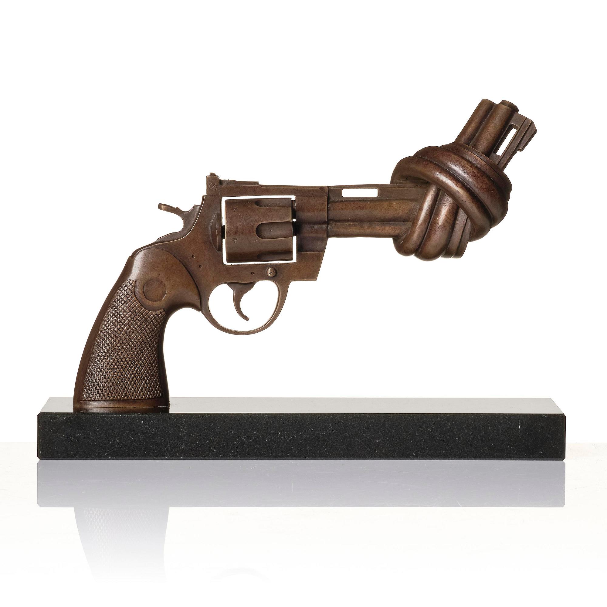 Carl Fredrik Reuterswärd, "Non-Violence".