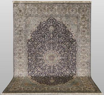 Rug, Oriental silk, 275 x 185 cm.