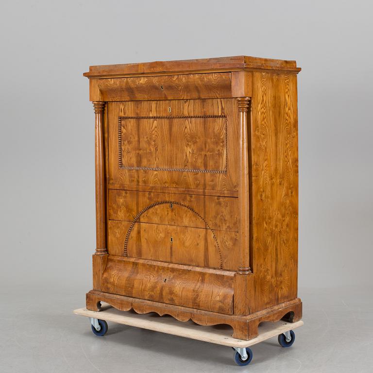 SECRETAIRE A ABATTANT, attributed to Per Fredrik Ahlgren, Visby, Gotland, mid 1800s.