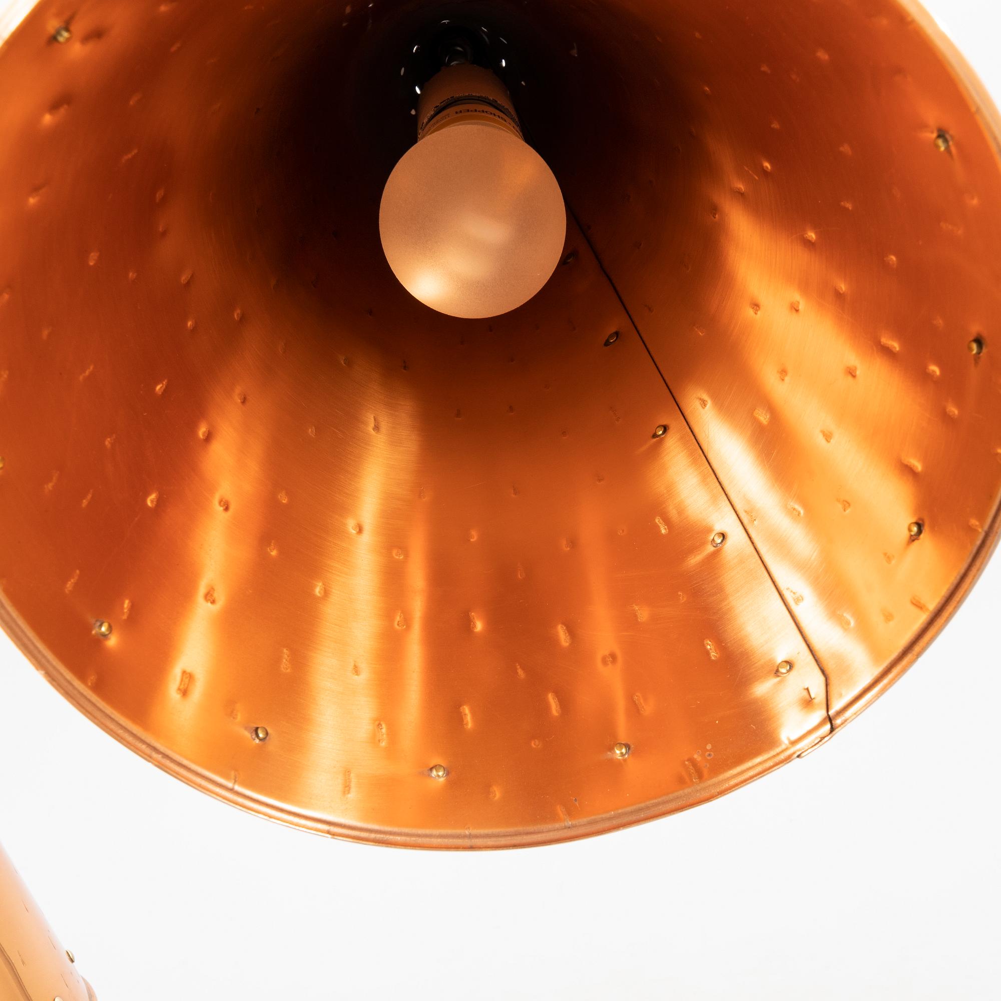 Taklampor ett par ES Horn Alestrup Danmark 1950-tal.