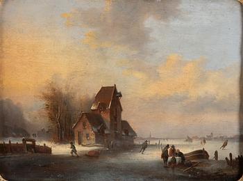 DUTCH ARTIST 19TH CENTURY, Unsigned. Panel 29.5 x 38.5 cm.