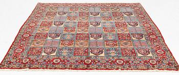 A Qum, semi antique, c. 284 x 226 cm.