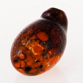 KAJ FRANCK, a figurine signed Kaj Franck, Nuutajärvi Notsjö. 1970s.