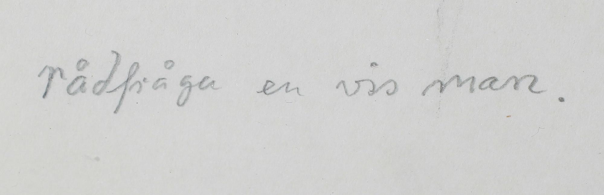 ROBERT HÖGFELDT, blandteknik, signerad.