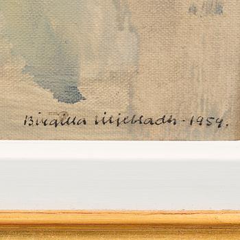 oil on canvas, signed and dated 1954.