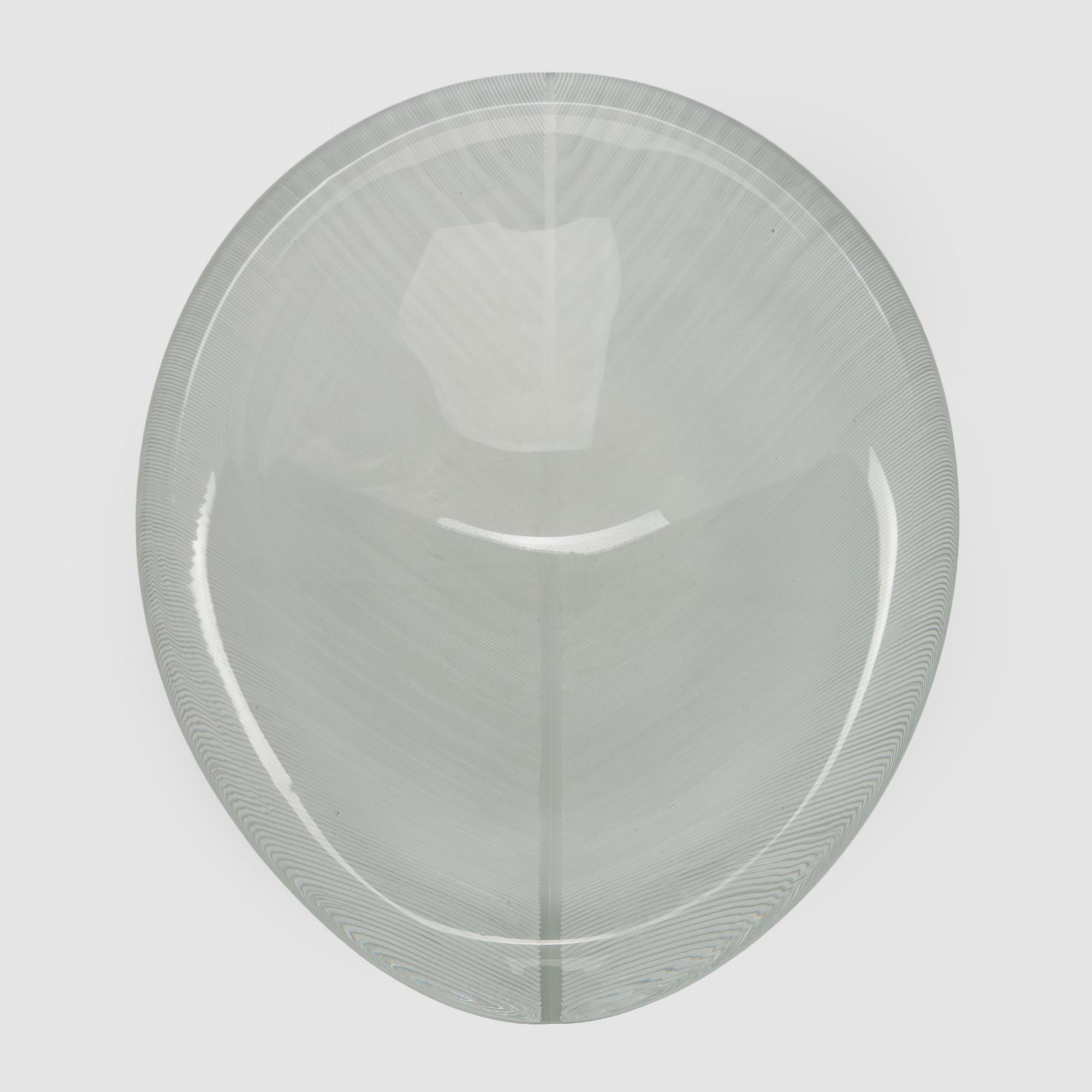 Tapio Wirkkala, A glass bowl "Lehti" (Leaf), signed Tapio Wirkkala Iittala -55.