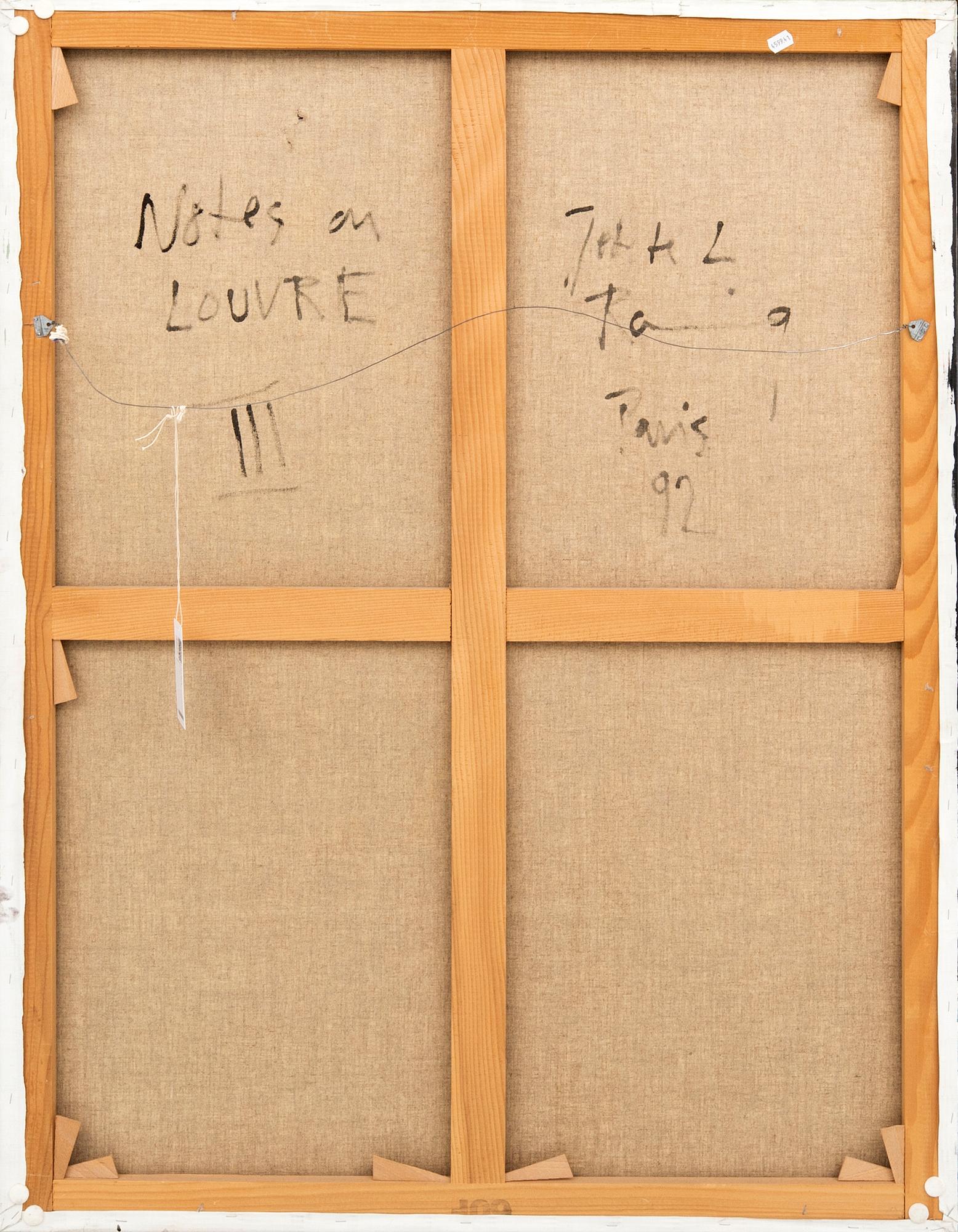 Jette L Ranning, "Notes en Louvre III".