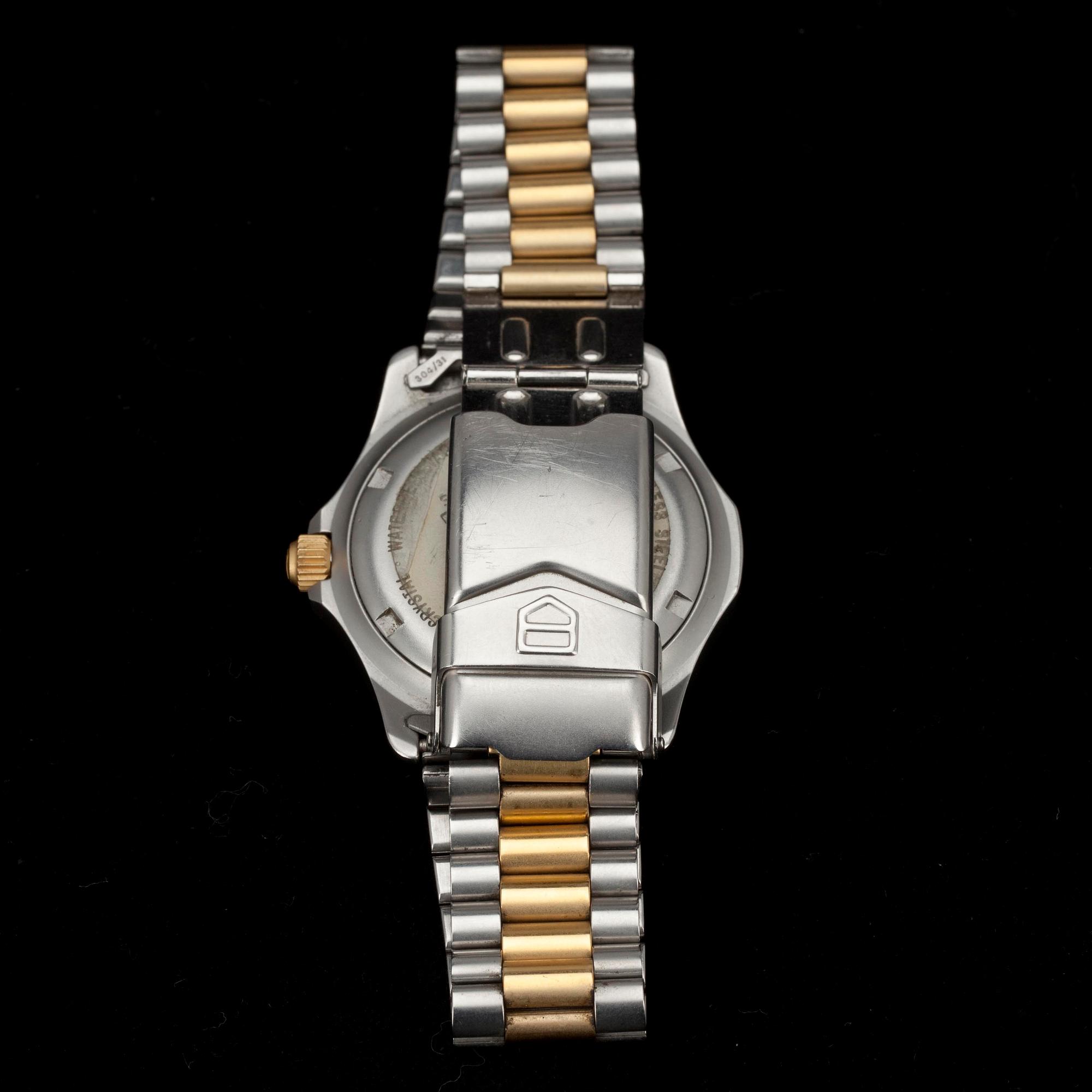 ARMBANDSUR, herr. Tag Heuer professional, stål. WE1122-R och L26399.