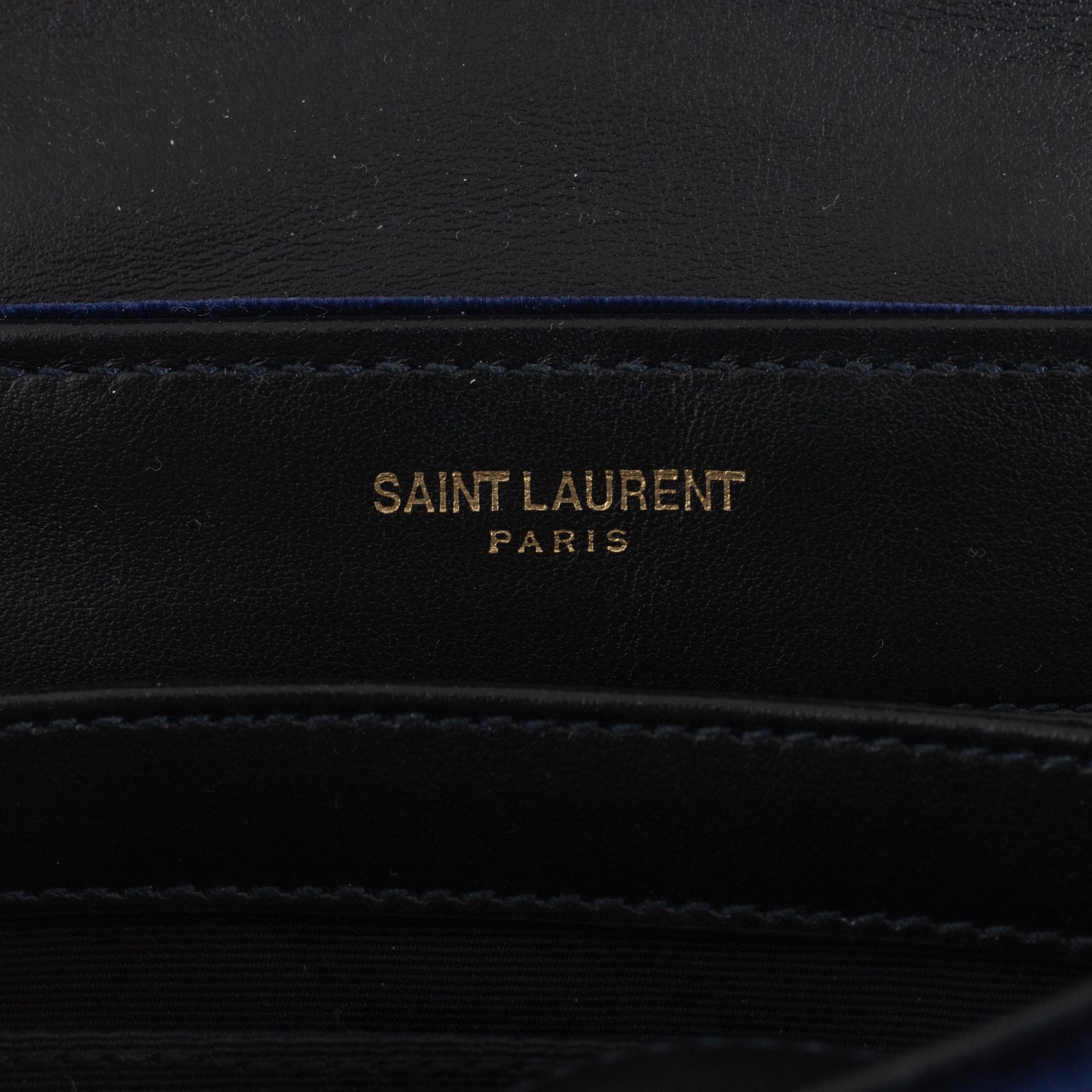 Yves Saint Laurent, bag, "LouLou Toy", velvet.