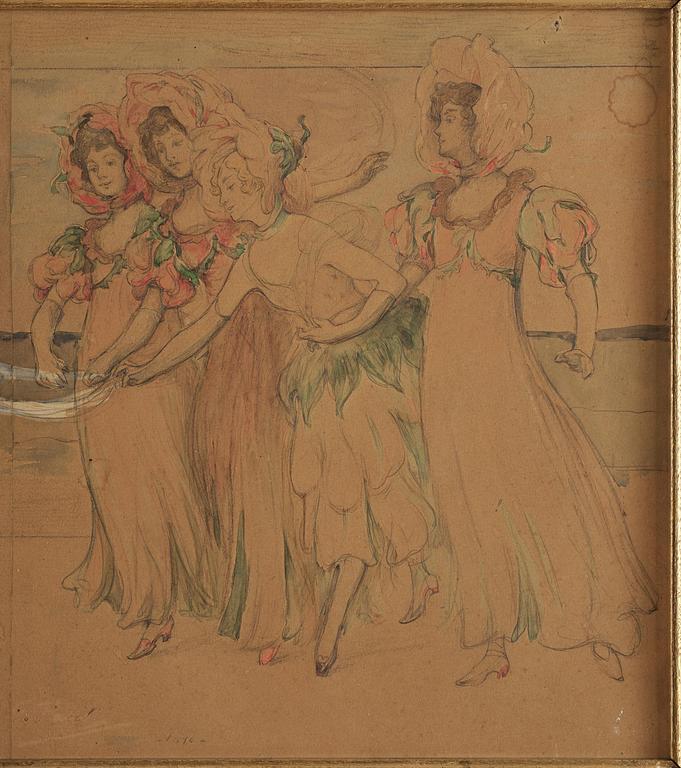 Georg Pauli/Hanna Hirsch-Pauli, Festival procession.